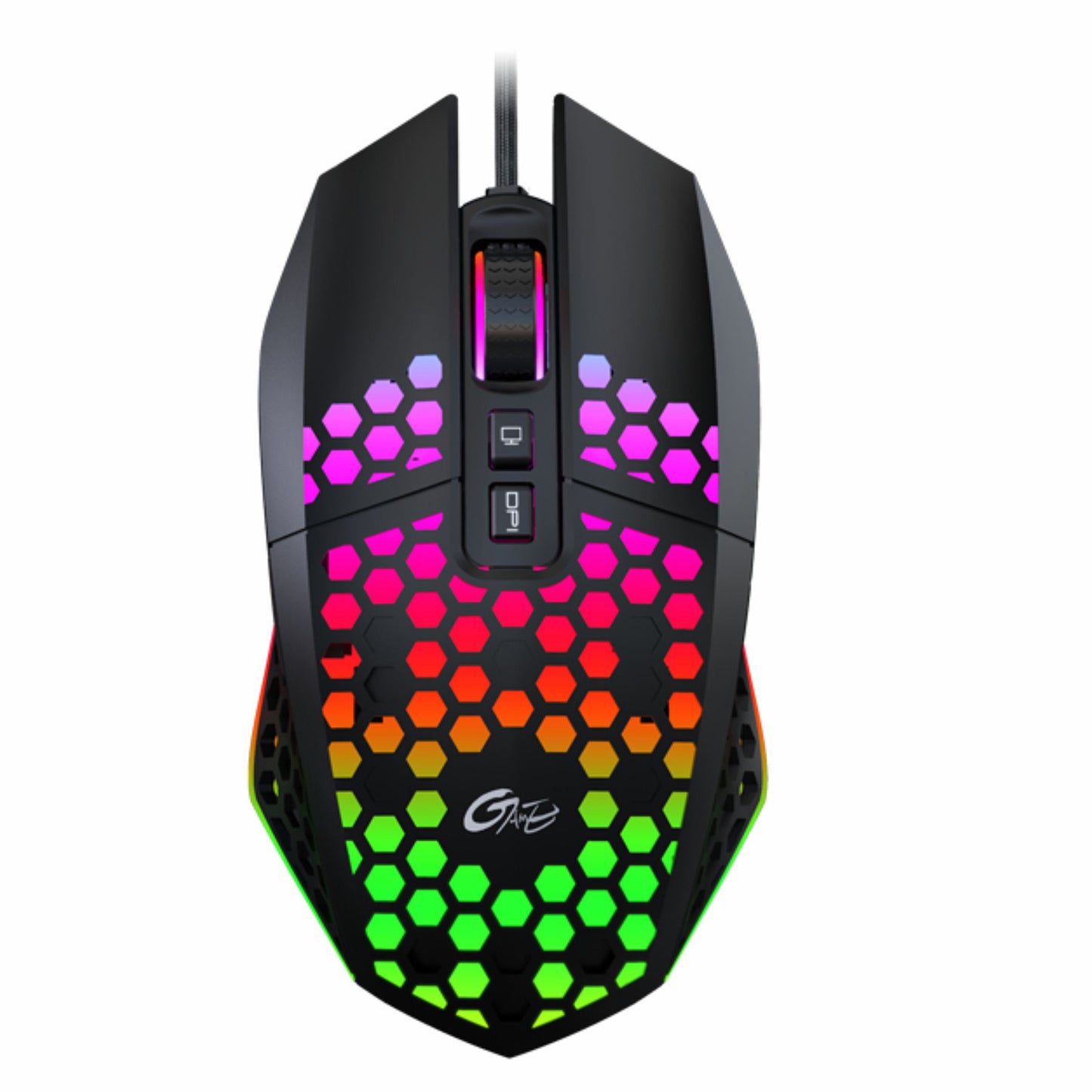 AeroGlow X801 Ultra-Light RGB Gaming Mouse - 8000DPI Precision