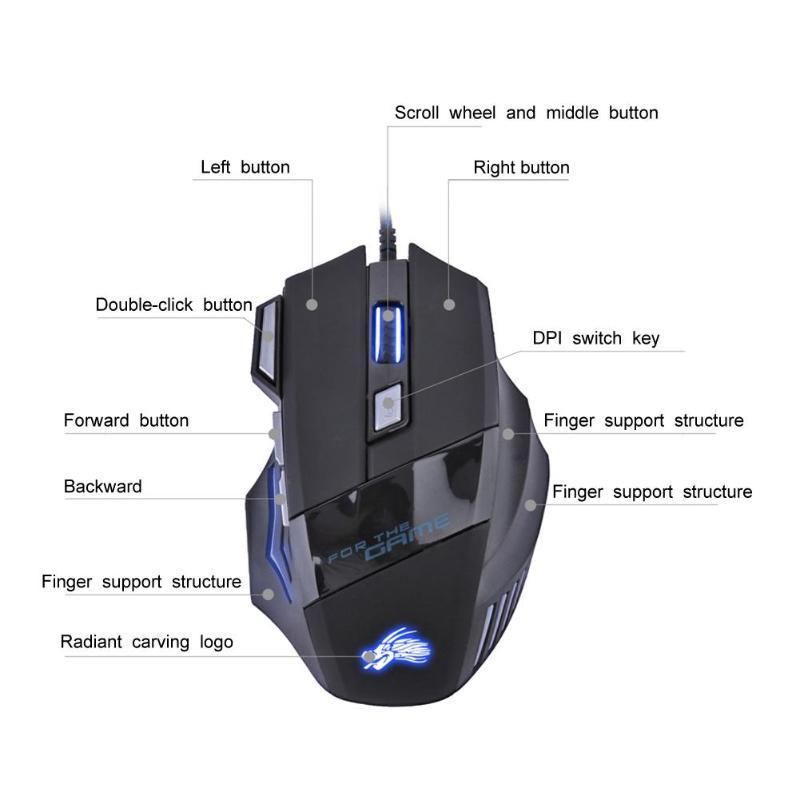 ProGlide 5500DPI RGB Gaming Mouse