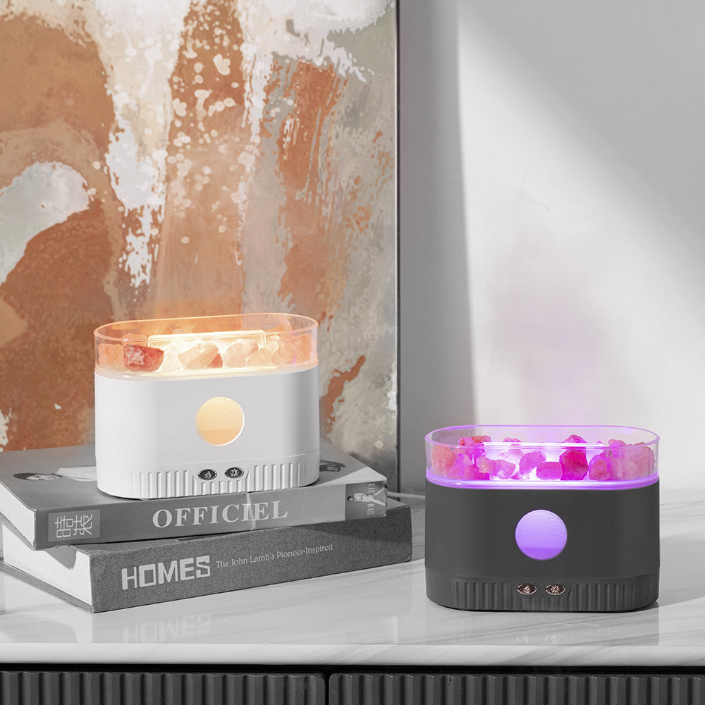 Flame Effect Aroma Humidifier & Desktop Lamp