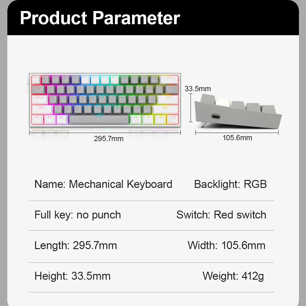 GON Fizz-Mini Pro Gamer Keyboard