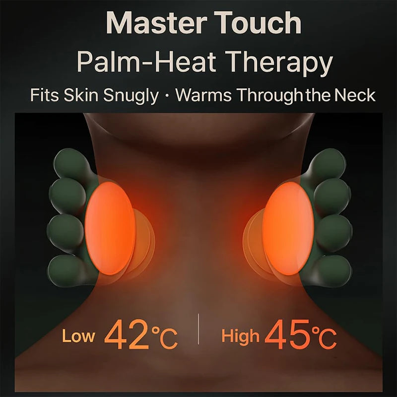 Masajeador de Manos con Calor para Cuello y Hombros