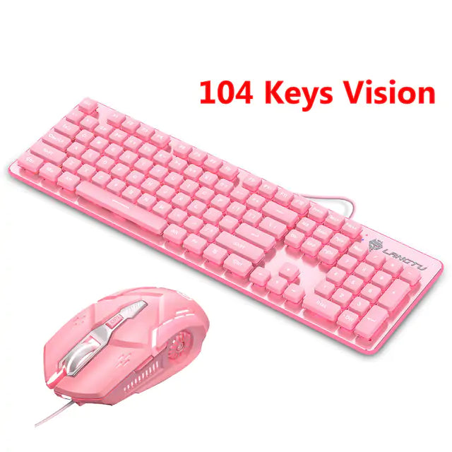 Pink Serenity Keyboard Combo