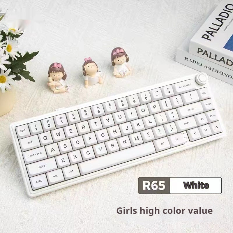 Mechanical Keyboard RGB Portable Wireless Bluetooth