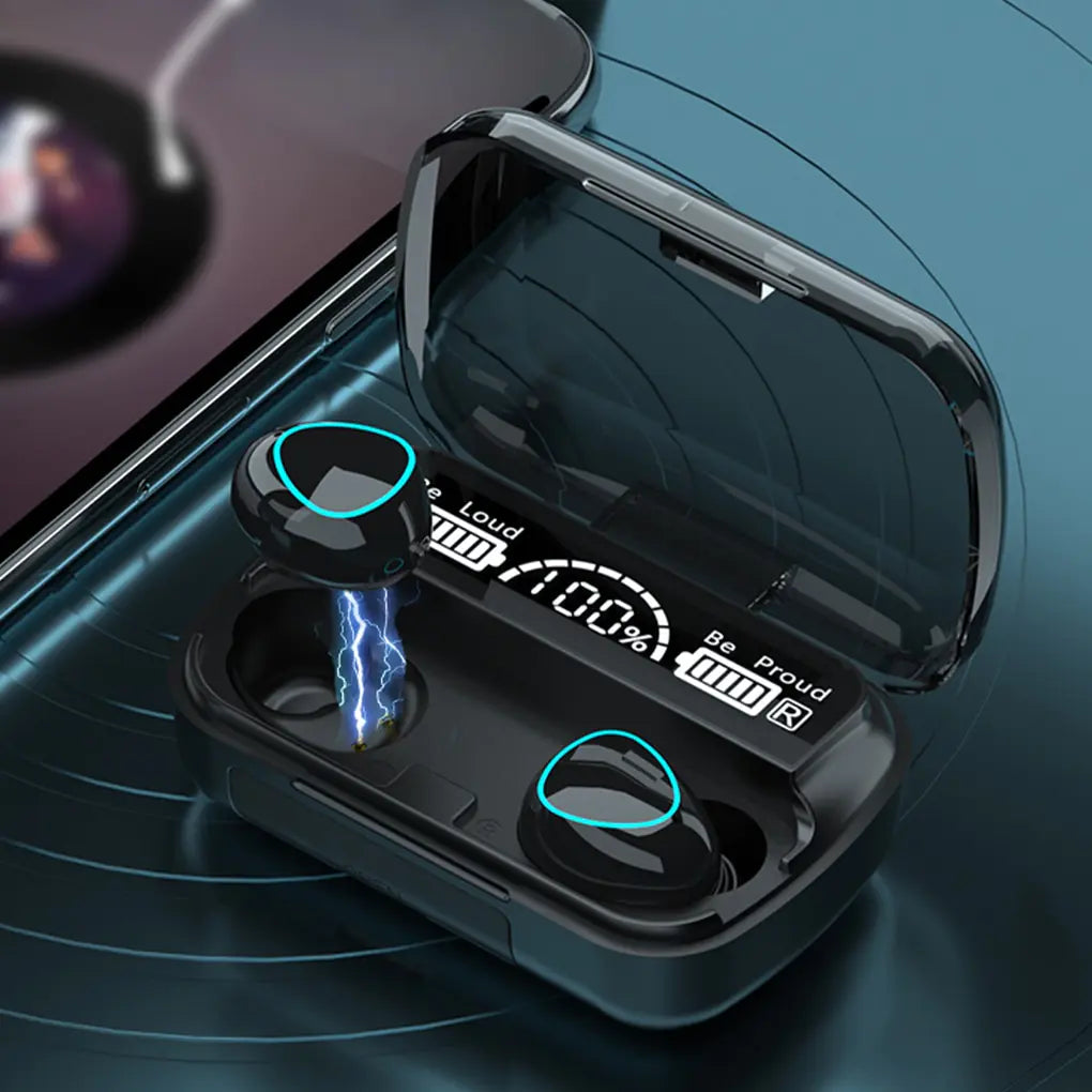 AquaTune Wireless Earbuds: Sweatproof & All-Weather Audio